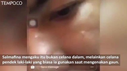 Video Pakaian Dalamnya Viral, Ini Klarifikasi Salmafina Sunan