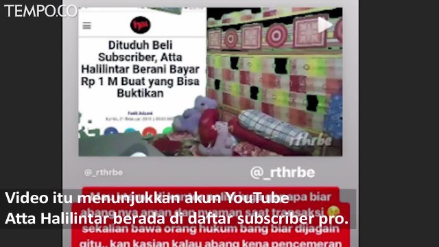 Dituding Beli Subscriber, Atta Halilintar Ladeni Netizen