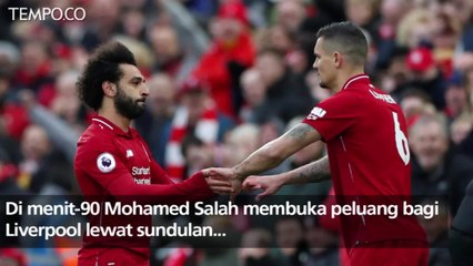 Mohamed Salah Pahlawan Kemenangan Liverpool Vs Tottenham