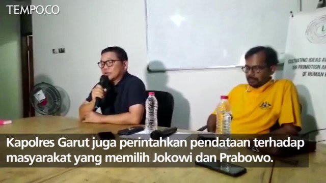 Kapolres Garut Bantah Perintahkan Kapolsek Menangkan Jokowi