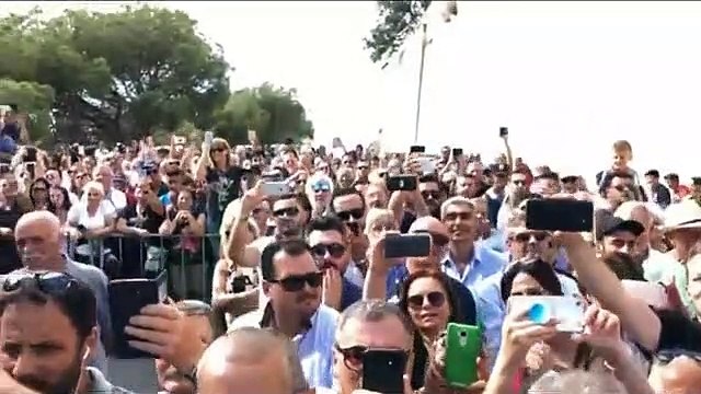 Toninelli alla riapertura della Strada provinciale 23 tra Joppolo e Coccorino, in Calabria (29.07.19)
