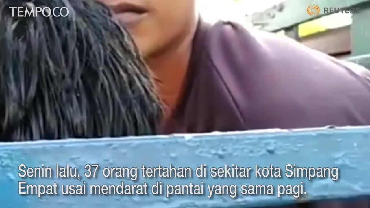37 Etnis Muslim Rohingya Terdampar di Pantai Malaysia