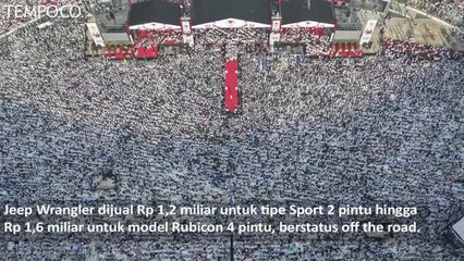 Mobil Prabowo Seharga Rp 1,6 Miliar Jadi Sasaran untuk Berfoto