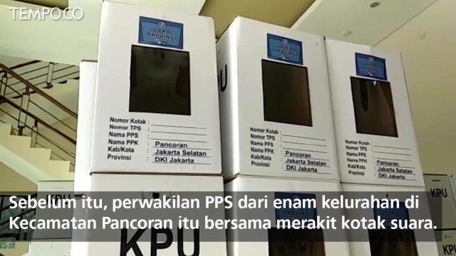 Melihat Aktivitas Divisi Logistik KPU DKI Jelang Pemilu 2019