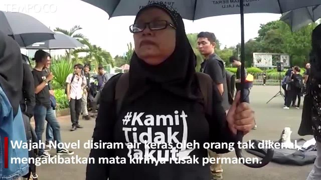 Dua Tahun Kasus Penyerangan Novel Baswedan, Aktivis Gelar Aksi