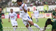 Kunci Sukses Arema Tahan Persebaya 2-2 di Final 1 Piala Presiden 2019