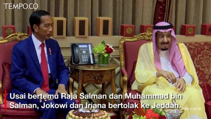 Jokowi Temui Raja Salman Sebelum Umroh, Ini Agendanya