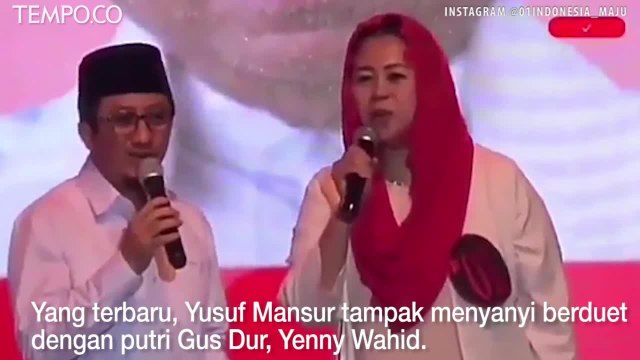 Pilih Jokowi, Ustaz Yusuf Mansur Kampanye Berduet dengan Yenny Wahid