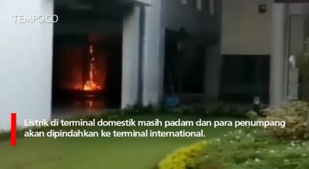 Kebakaran Bandara Ngurai Rai, Terminal Domestik Dialihkan