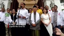 Berdasarkan Quick Count, Jokowi Deklarasi Menang Pilpres, Raih 54,5 Persen Suara