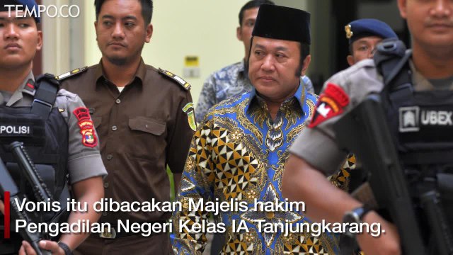 Reaksi Adik Ketua MPR, Zainudin Hasan, Saat Divonis 12 Tahun