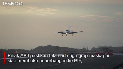 Bandara BIY Siap Beroperasi, Tiga Operator Buka Penerbangan