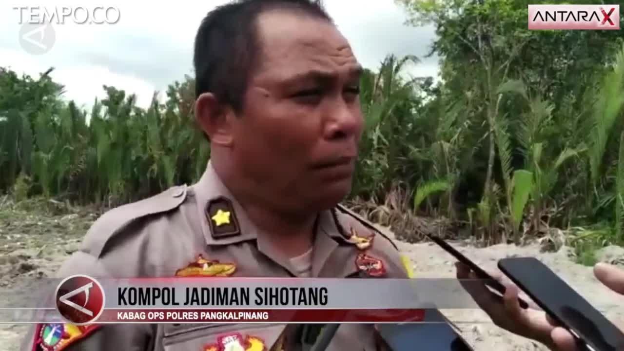 Penertiban Tambang Timah Ilegal Dihadang Oknum Keamanan