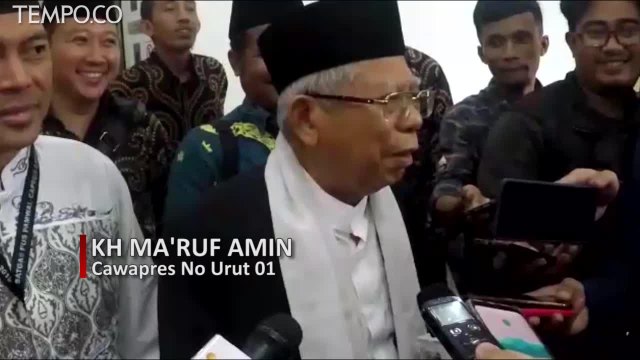 Ma'ruf Amin Siap Bertemu Sandiaga Kapan Saja tapi Belum Ada Ajakan