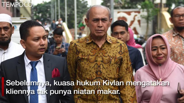 Diduga Makar Polisi Tetapkan Kivlan Zen jadi Tersangka