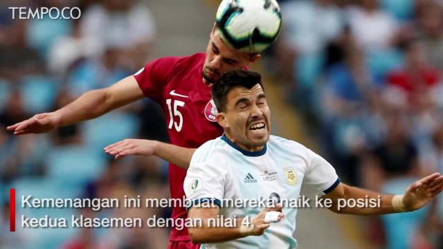 Copa America 2019: Kalahkan Qatar, Argentina Lolos Fase Grup
