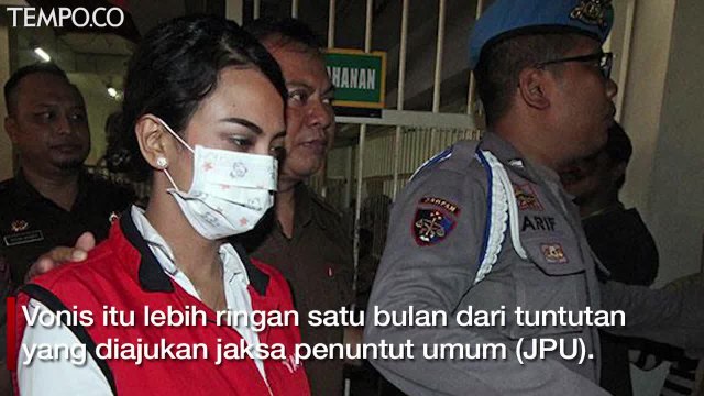 Divonis Lima Bulan Penjara, Vannesa Angel Segera Bebas?