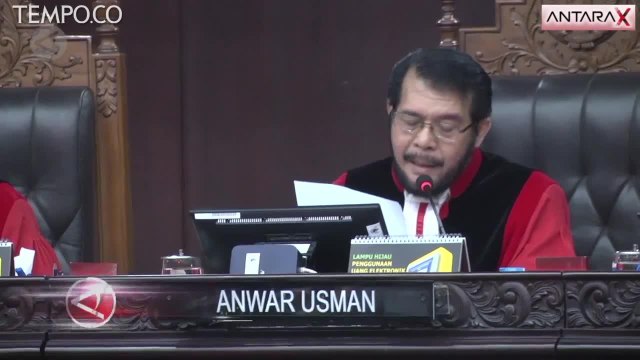 MK Tolak Seluruh Gugatan Kubu Prabowo-Sandi