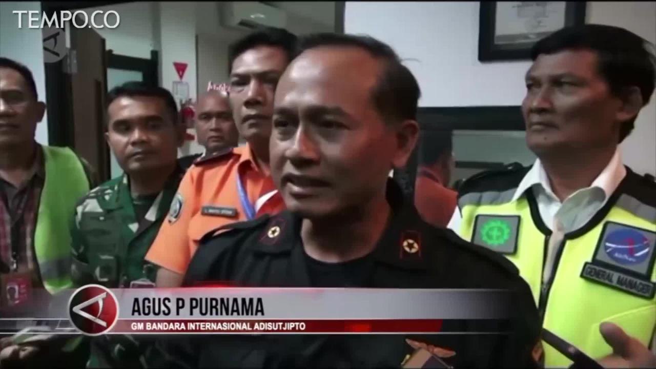 Tapir Air Terbakar, Bandara Adi Sutjipto Gelar Simulasi Darurat