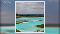 Biru Danau Novosibirsk Maldives yang Mengecoh