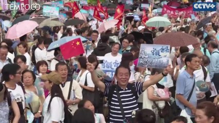 Warga Hong Kong Menentang Aksi yang Berujung Kekerasan