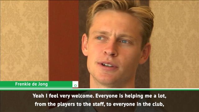 I feel like I'm settling in at Barca - de Jong