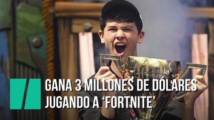 Un chico de 16 años ha ganado 3 millones de dólares... jugando a 'Fortnite'