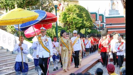 "ในหลวง-พระราชินี" เสด็จฯ วัดพระแก้วทรงตั้งสมณศักดิ์บรรพชิตจีนและญวน