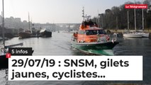 SNSM, gilets jaunes, cyclistes... Cinq infos bretonnes du 29 juillet