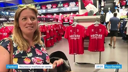 Le nouveau maillot du Nîmes Olympique saison 2019 2020