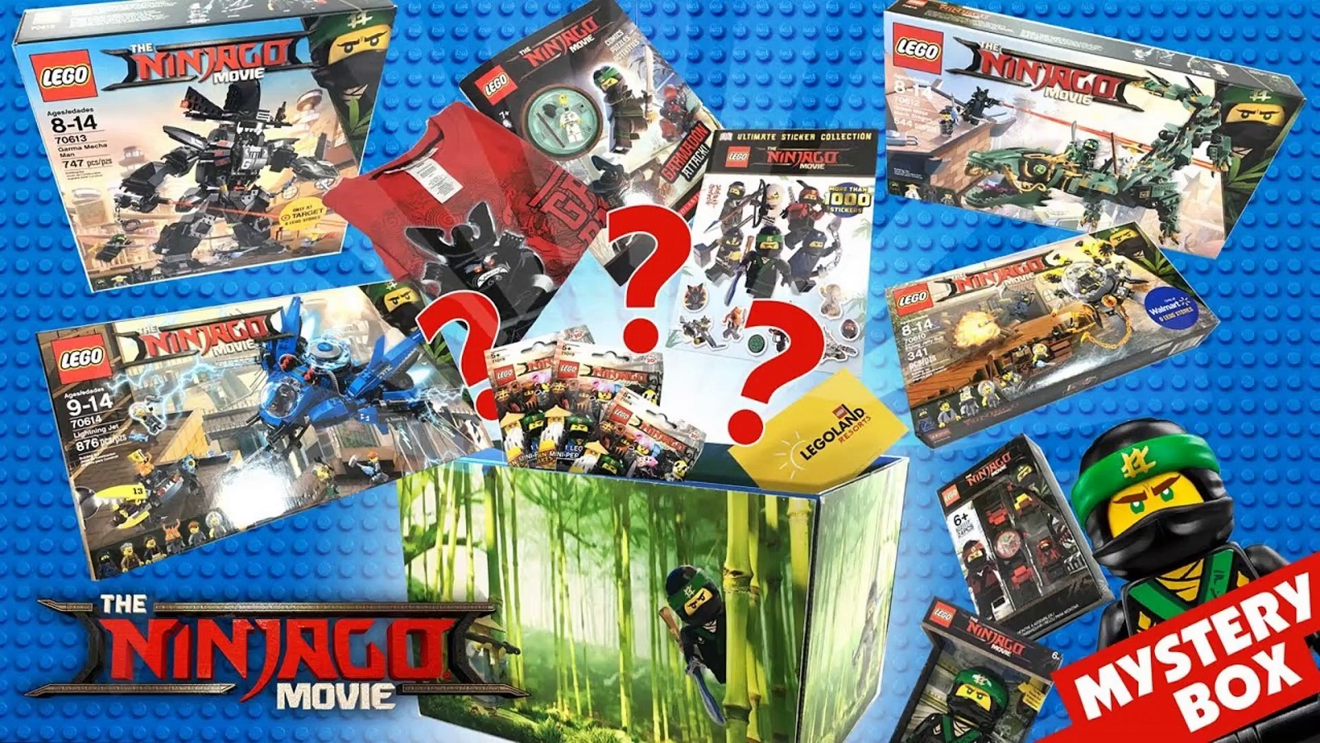 ⛩ LEGO NINJAGO Movie Pack Surprise Mystery Box 2017 || Keiths Toy Box -  video Dailymotion