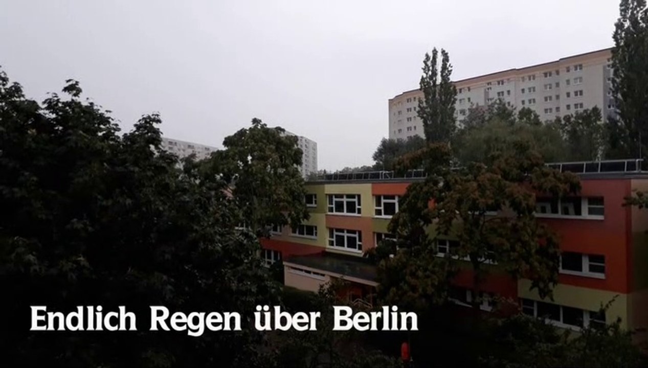 Endlich Regen über Berlin