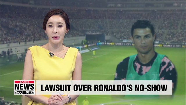 Lawyer files lawsuit against Ronaldo, Juventus and event organizer over 'no-show'