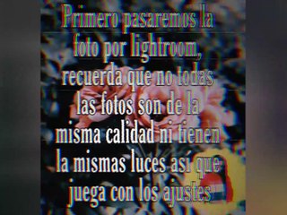 Edita foto estilo Aesthetic, VHS, 90s. Muy facil