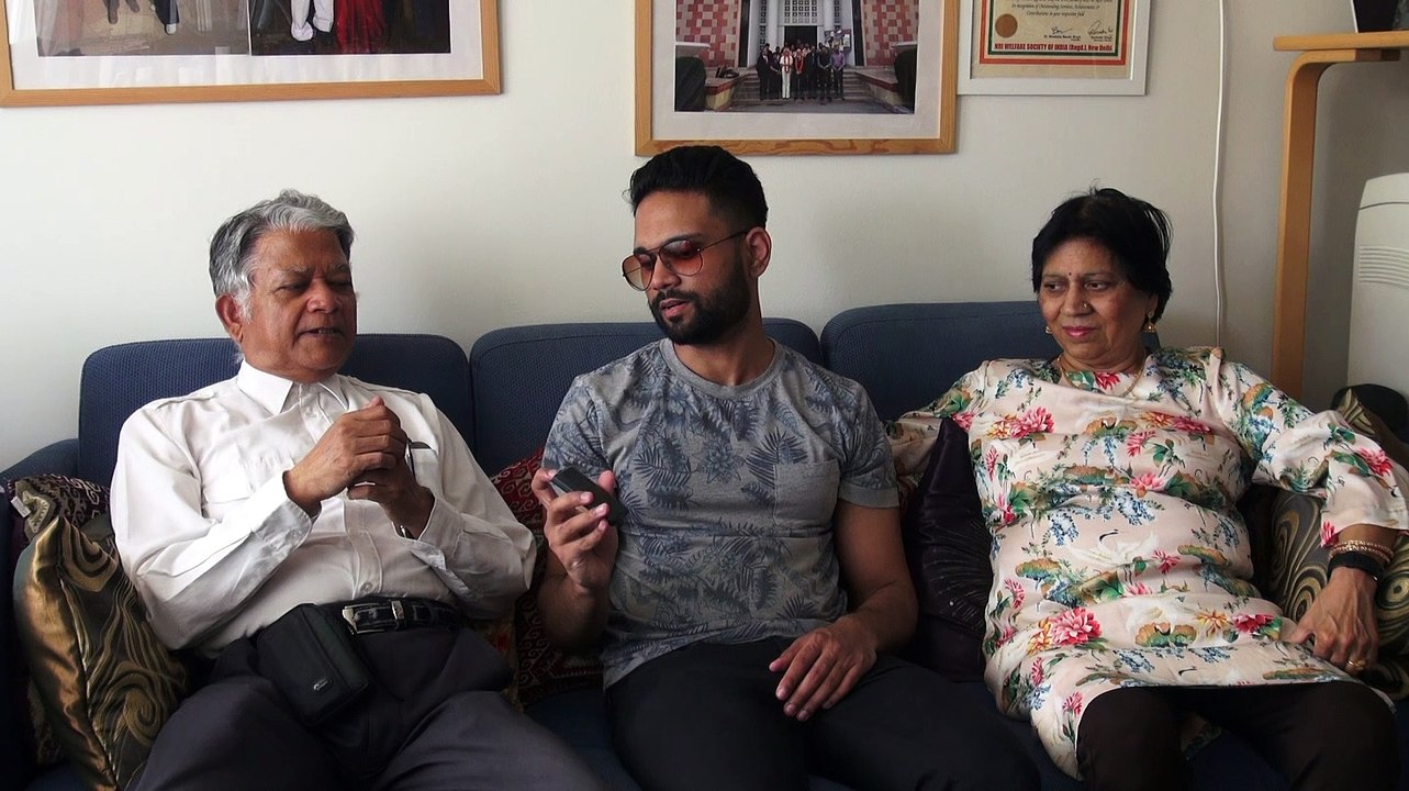 BDMV-82 Hari, Suraj & Aruna Sharma relaxing at Uppsala Home Jul 28, 2019