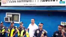 PNP, Zamora lead destruction of police station obstructing sidewalk in San Juan City
