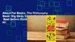 About For Books  The Philosophy Book: Big Ideas Simply Explained  Best Sellers Rank : #5