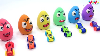 Surprising  Eggs  with Kinetic Sand  (Colors Creative Fun for Kids)