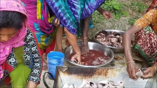 50 Pieces Carp Fish Vegetables Mixed Curry Fest For 300+ Village People - Best Bengali Lunch