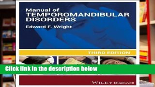 [Doc] Manual of Temporomandibular Disorders