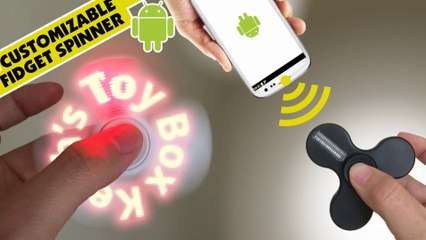 Fidget Spinner DIY Customizable LED Flash Words Hand Bestorx Technology || Keiths Toy Box