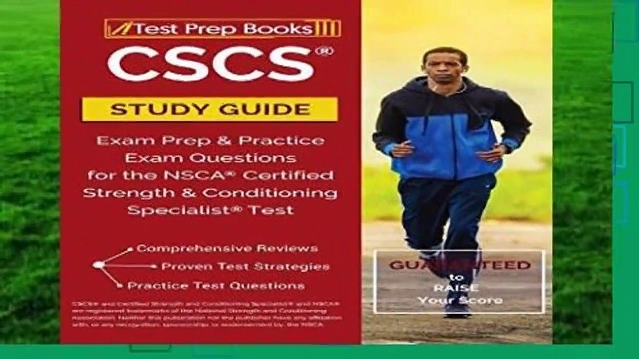 Full E-book  CSCS Study Guide: Exam Prep   Practice Exam Questions for the NSCA Certified