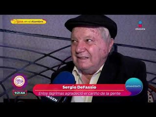 Sergio Defassio continúa luchando por su salud | Sale el Sol
