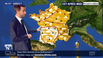 Les trois quarts de la France sous le soleil ce jeudi