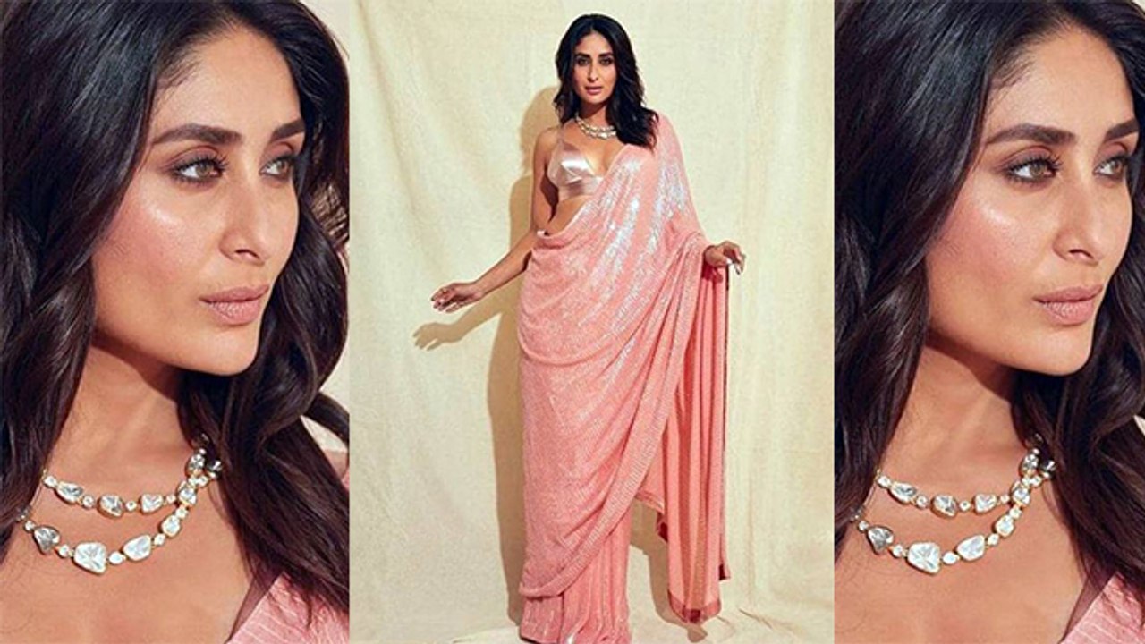 Kareena Kapoor Khan sizzles in pink saree at Dance India Dance stage | FilmiBeat