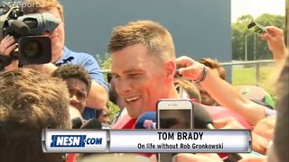 Tom Brady On Life Without Rob Gronkowski