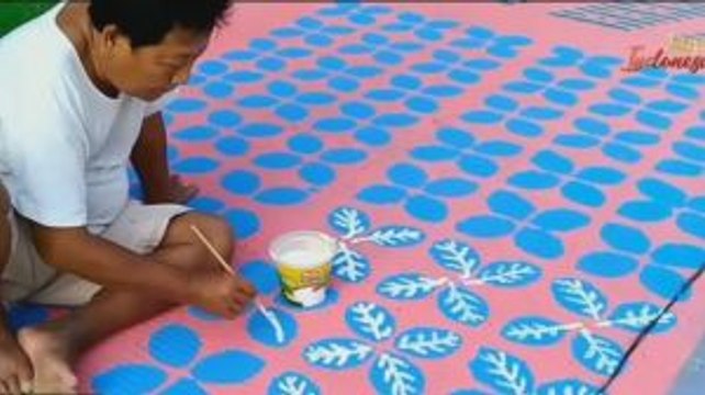 Sambut HUT ke-74 RI, Mural Batik Hiasi Jalan di Pekalongan