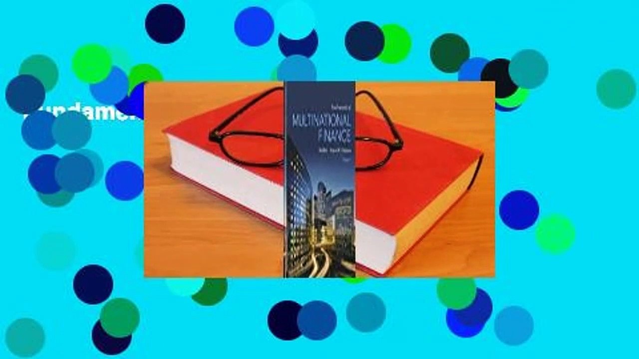 Fundamentals of Multinational Finance