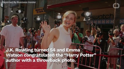 Emma Watson Posted A Throwback Photo To Celebrate J.K. Rowling's Birthday