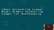 [Doc] Accounting Ledger Book: Simple Accounting Ledger for Bookkeeping